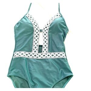 3/$10 Green One Piece Suit